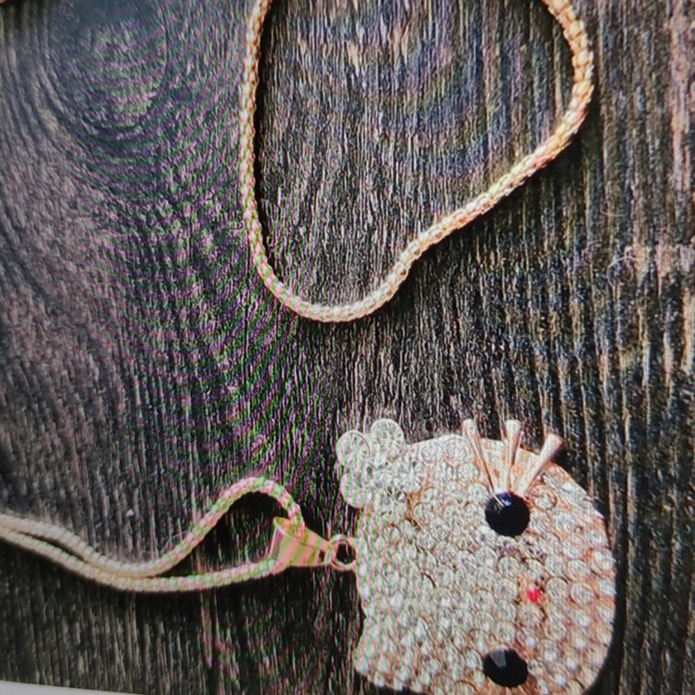 Rhinestone Hello Kitty necklace